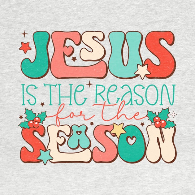 Jesus Is The Reason For The Season Christian Santa Christmas by wfmacawrub